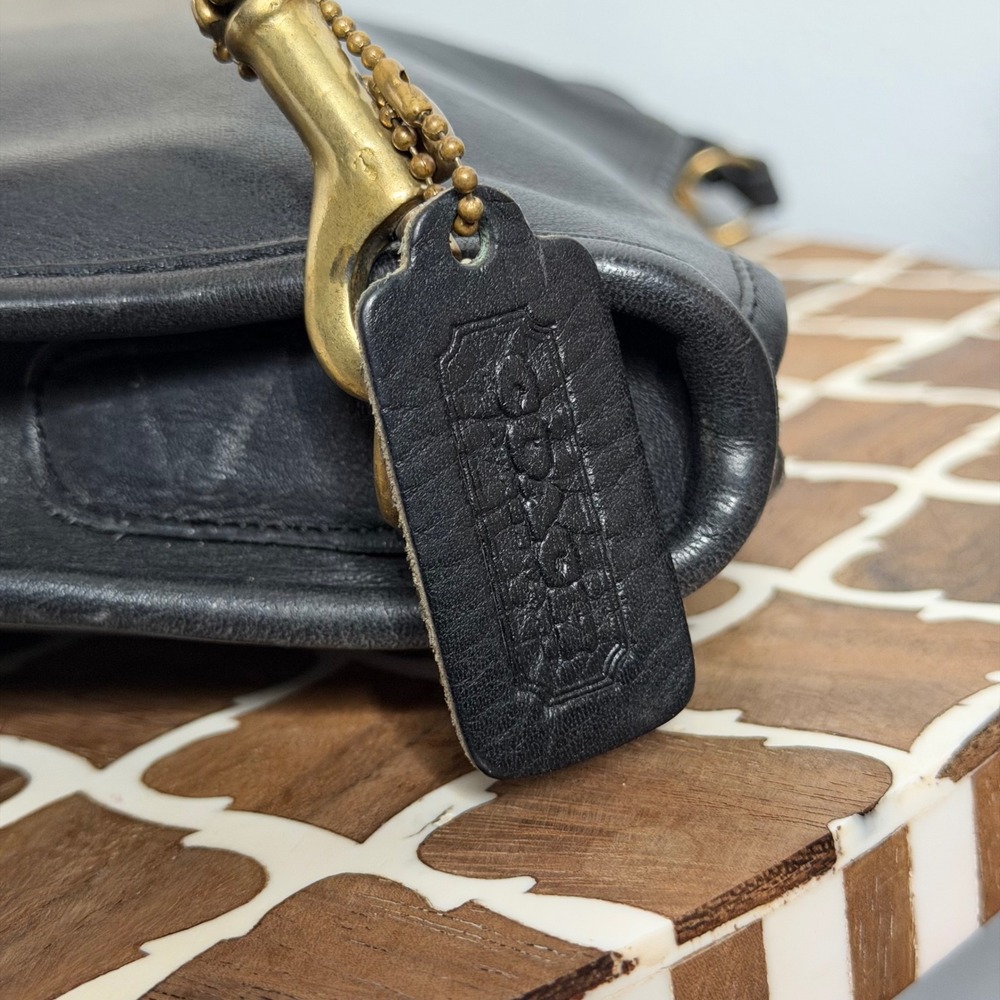 70s Vintage Coach Crossbody Purse Glove Tanned Leather Bag Bonnie Cashin NYC USA - Picture 13 of 13